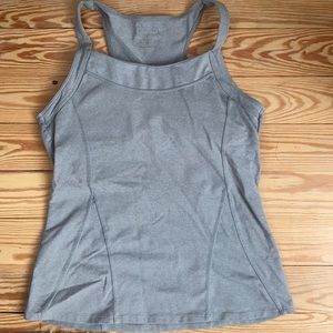 Grey Athleta exercise top